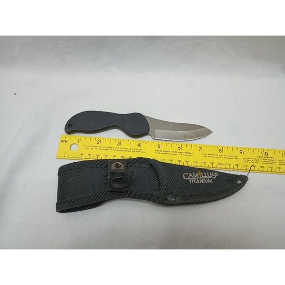 Camillus Fixed Blade Knife Titanium With Sheath 7.5” Long - Picture 1 of 6